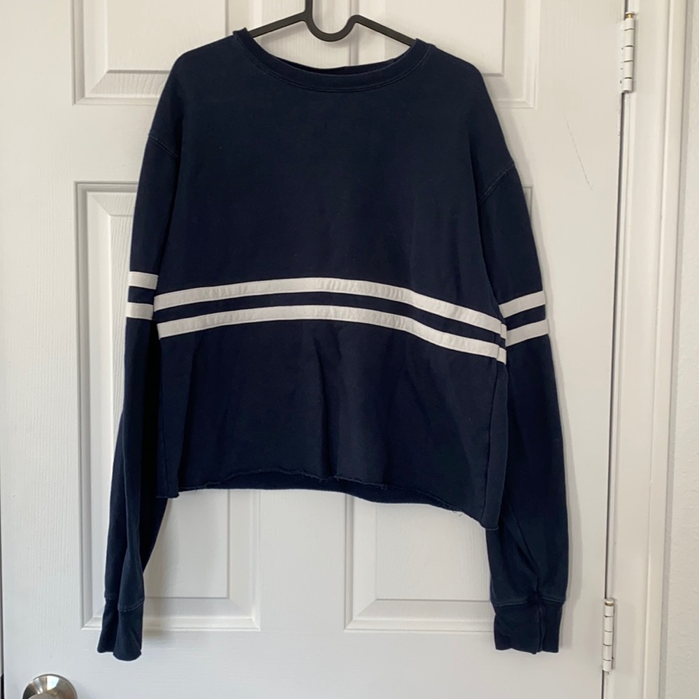 John Galt Sweater navy blue size S-M